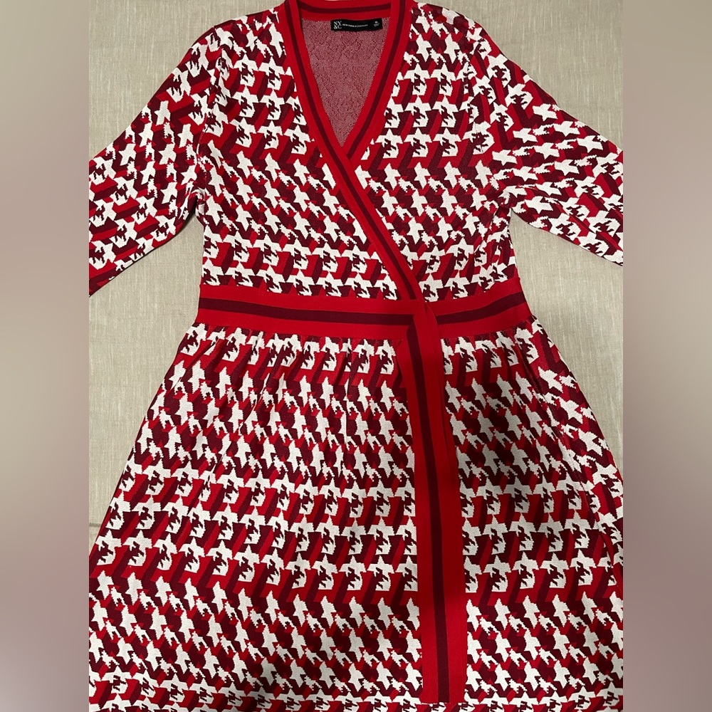 Red NY & Co. wrap dress